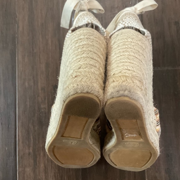 MISSONI x Castañer Carina Wedge Ankle Ribbon Tie Espadrilles Size EU 40/US 10 - Picture 8 of 10